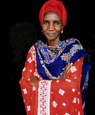 Cameroon. Foumban. Bamun (Bantu) woman.