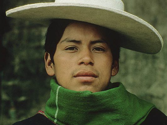 Ecuador. Near Banos (Chimborazo). Salasaka Indian1.