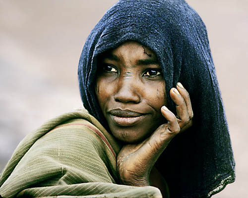 Ethiopia. Danakil Depression (Great Rift Valley). Danakil (Afar) nomad.