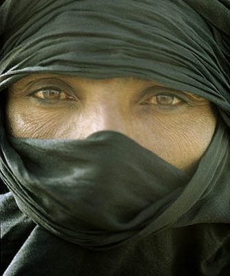 Niger Republic. Sahara Desert. Noble Kel Rela Tuareg, originally from southern Algeria.